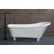 Alfi Brand 67" White Matte Clawfoot Solid Surface Resin Bathtub AB9960 - alternate 1